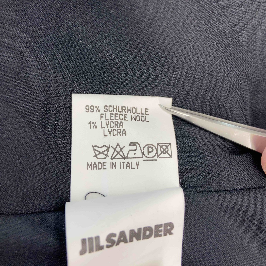 Jil Sander(ジルサンダー)のJIL SANDER ジルサンダー レディース ロングスカート　タイト　ウール混　イタリア製　黒 レディースのスカート(ロングスカート)の商品写真