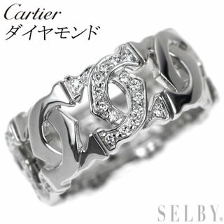 カルティエ(Cartier)のカルティエ K18WG ダイヤモンド リング アントルラセ 50号(リング(指輪))