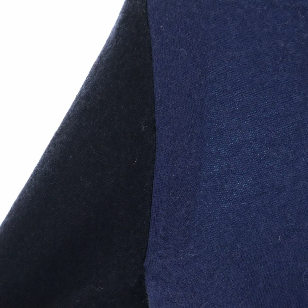 UNIQLO(ユニクロ)のユニクロ カシミヤ100％ 長袖 Vネック セーター M ブルー系 UNIQLO ニット レディース 古着 【240312】 レディースのトップス(ニット/セーター)の商品写真