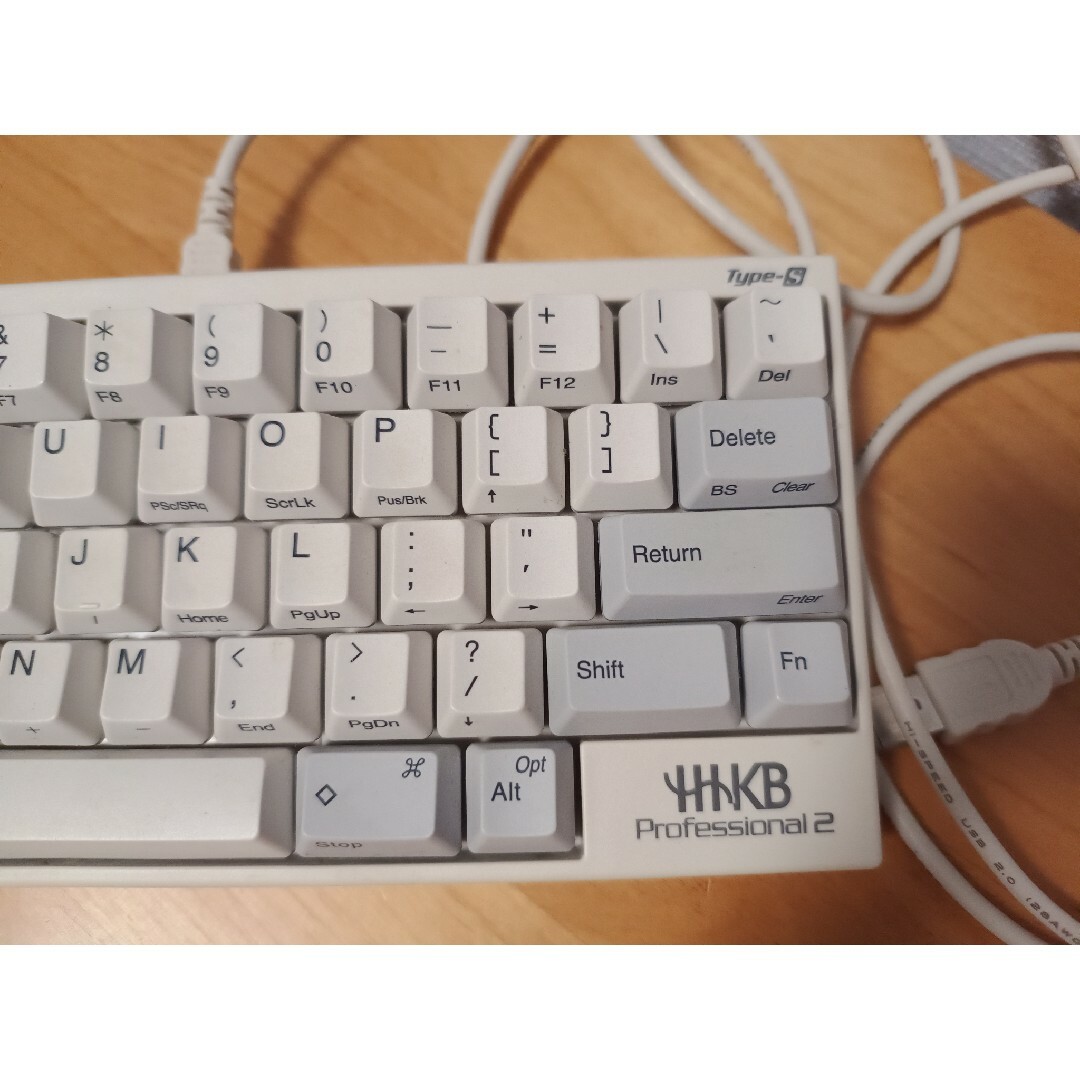 HHKB Professional2 Type-s　ホワイト スマホ/家電/カメラのPC/タブレット(PC周辺機器)の商品写真