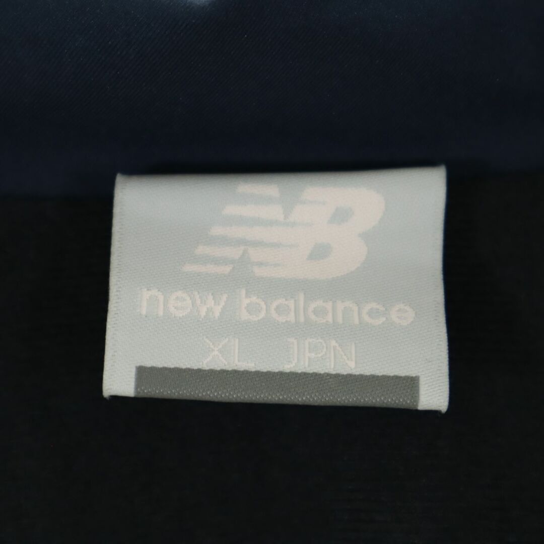 New Balance(ニューバランス)のニューバランス ロゴプリント トレーニング ジャケット XL ネイビー系 NEW BALANCE スポーツ レディース 古着 【240312】 スポーツ/アウトドアのトレーニング/エクササイズ(トレーニング用品)の商品写真