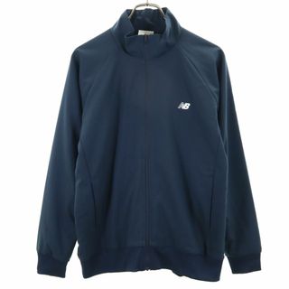 New Balance - ニューバランス ロゴプリント トレーニング ジャケット XL ネイビー系 NEW BALANCE スポーツ レディース 古着 【240312】