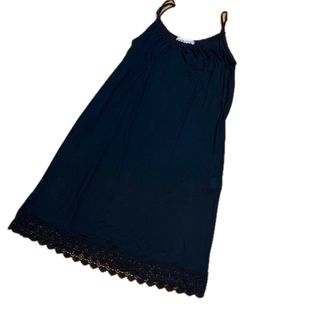 ツモリチサト(TSUMORI CHISATO)のツモリチサト　黒スリップドレス　size2(その他)