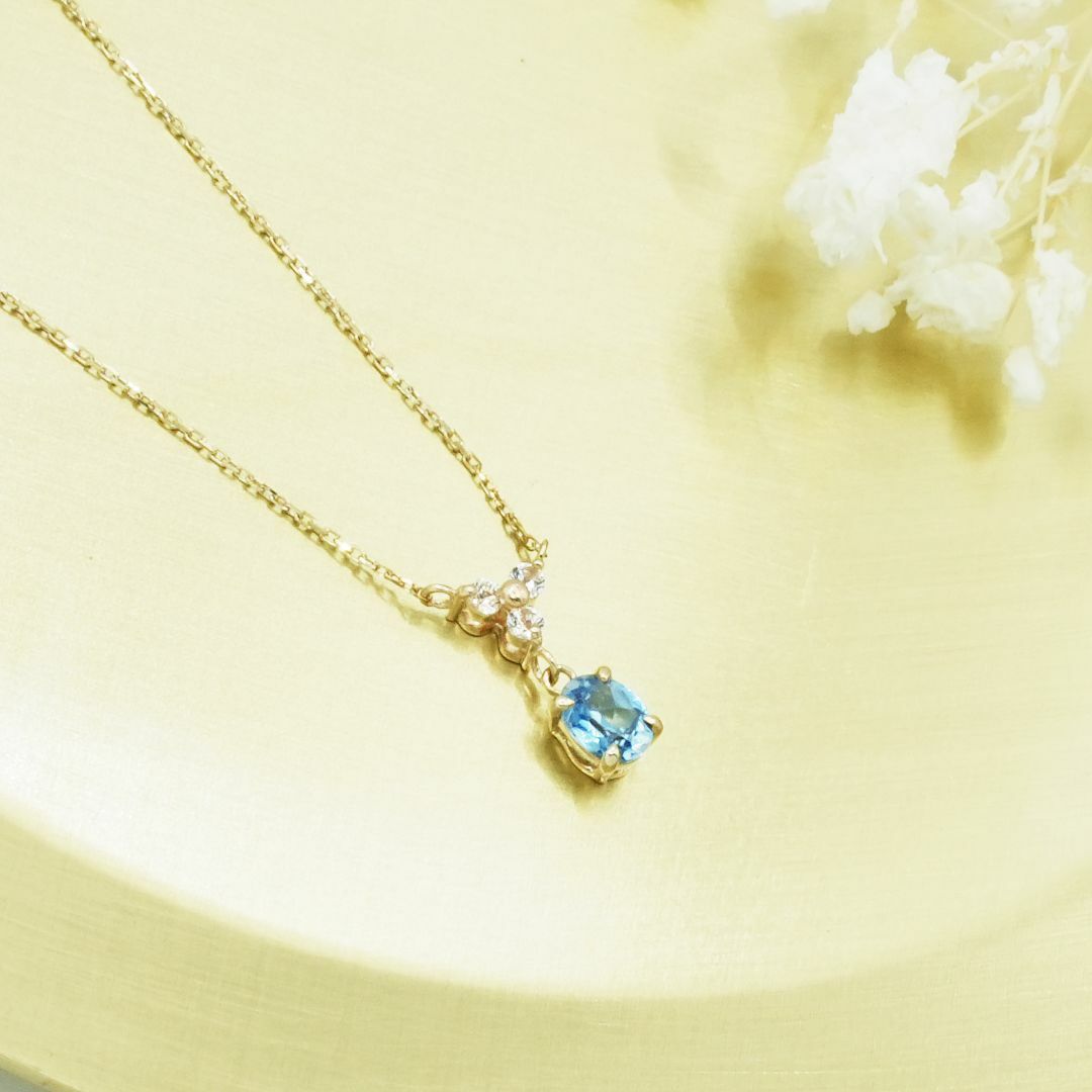 新品 ネックレス ブルー ジルコン ダイヤモンド K10 透明感 誕生石 | フリマアプリ ラクマ 新品 ネックレス ブルー ジルコン ダイヤモンド K10 透明感 誕生石 | フリマアプリ ラクマ