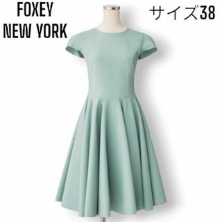 フォクシーニューヨーク(FOXEY NEW YORK)の【極美品】2019年製 フォクシー ニューヨーク ドレス ワンピース アビゲイル(ひざ丈ワンピース)