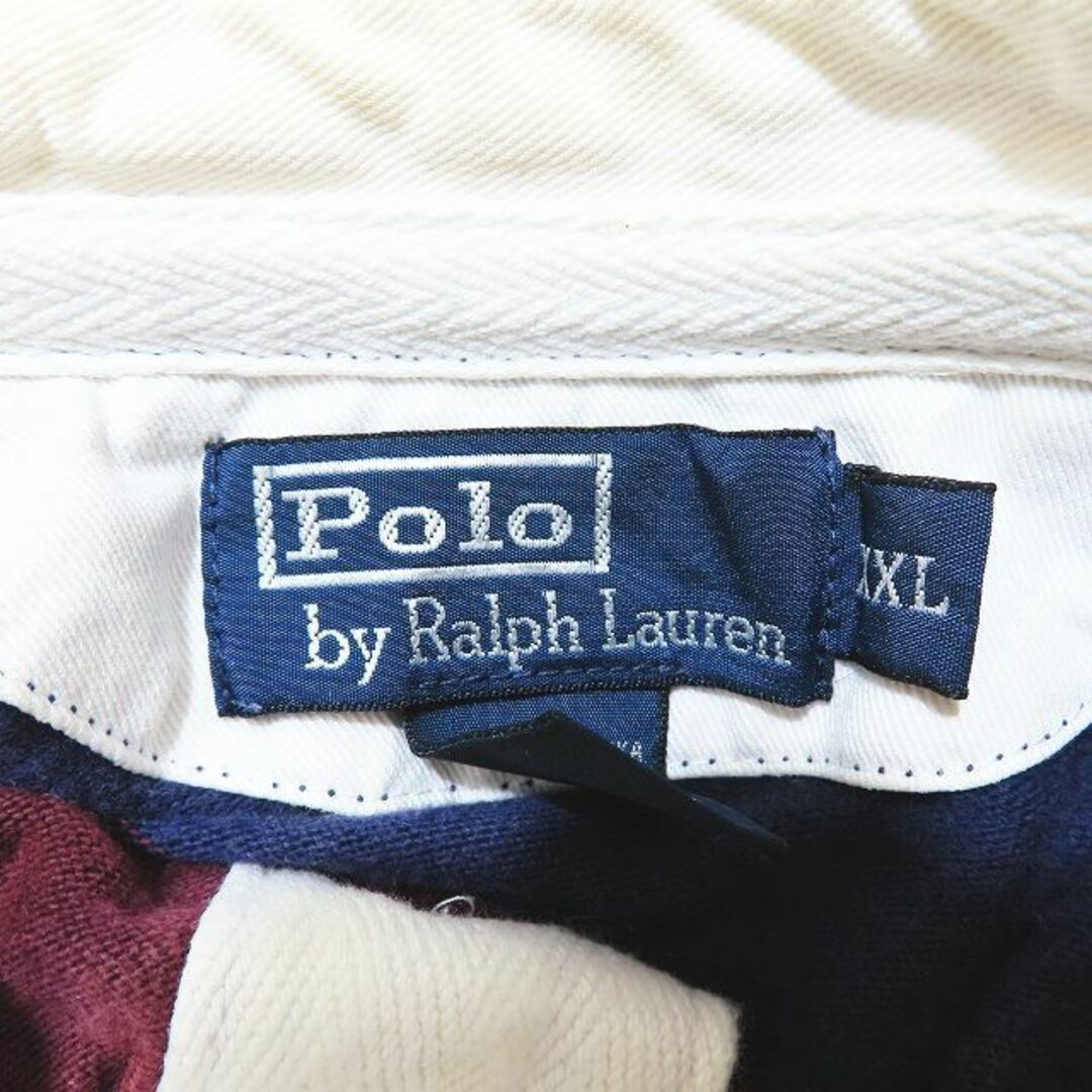 POLO RALPH LAUREN(ポロラルフローレン)のPolo by Ralph Lauren ボーダー エンブレム ポロシャツ  メンズのトップス(ポロシャツ)の商品写真