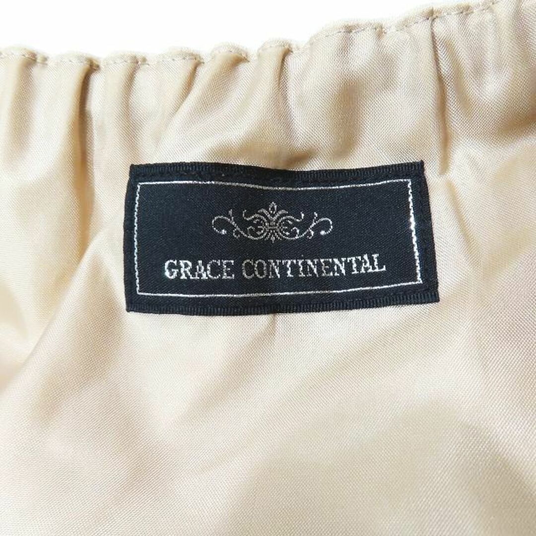 GRACE CONTINENTAL(グレースコンチネンタル)のGRACE CONTINENTAL ワンピース ひざ丈 ビジュー ノースリーブ レディースのワンピース(ひざ丈ワンピース)の商品写真