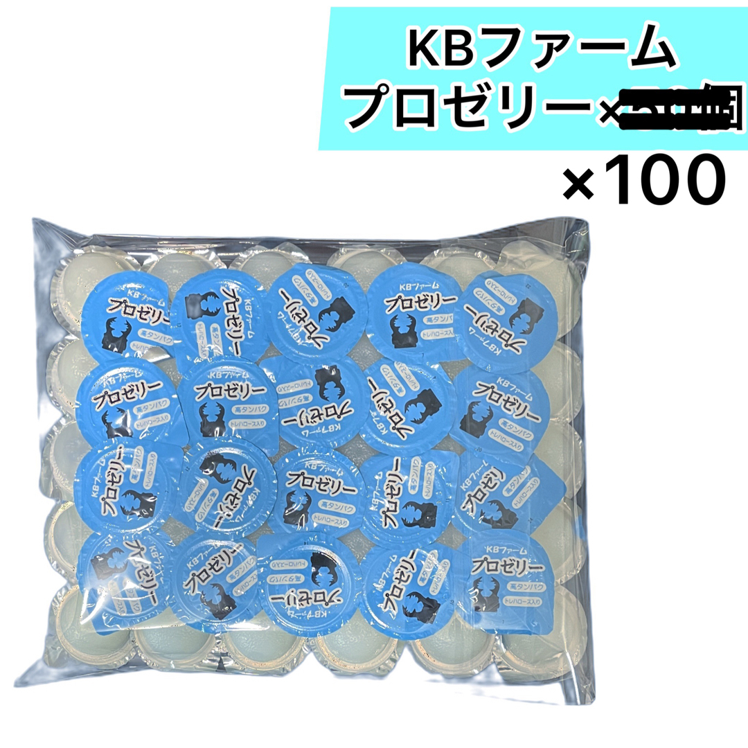 ×100個　 KBファーム プロゼリー 昆虫ゼリー クワガタムシ　カブトムシ その他のペット用品(虫類)の商品写真