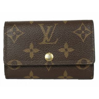 ルイヴィトン(LOUIS VUITTON)のLOUIS VUITTON　ルイヴィトン　ミュルティクレ6　M62630　モノグラム　ブラウン　キーケース　ゴールド金具　レディース　メンズ　ユニセックス　ギフト　プレゼント包装可【中古】松前R56号店(財布)