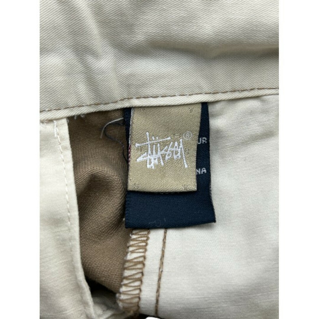 STUSSY(ステューシー)のSTUSSY ステューシー ストレート コットンパンツ メンズ 34インチ ベージュ ボトムス ズボン アパレル カジュアル 中古 W４ メンズのパンツ(その他)の商品写真