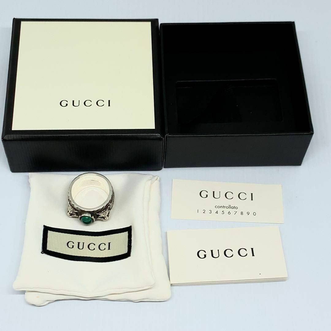 Gucci(グッチ)の☆美品☆GUCCI キャットヘッド 21号 指輪 リング 0312s18. メンズのアクセサリー(リング(指輪))の商品写真