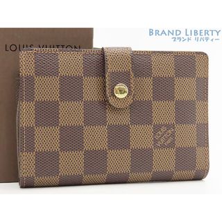 ルイヴィトン(LOUIS VUITTON)のほぼ新品ルイヴィトンダミエポルトモネ ヴィエノワ二つ折りがま口財布コン(財布)