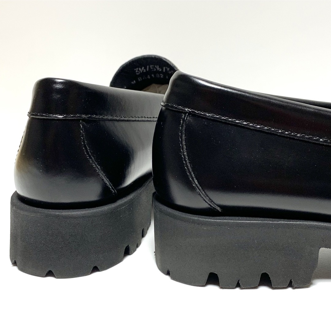 G.H.BASS(ジーエイチバス)の未使用 ジーエイチバス ウィージャン 厚底 レオパード レザー コインローファー レディースの靴/シューズ(ローファー/革靴)の商品写真
