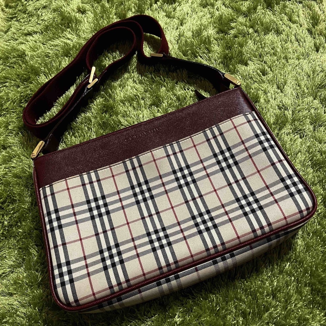 BURBERRY(バーバリー)のBurberry ノバチェック ショルダーバッグ ハンドバッグ メンズのバッグ(ショルダーバッグ)の商品写真