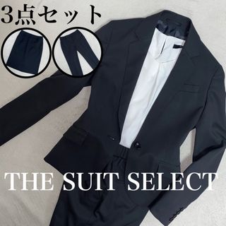 スーツカンパニー(THE SUIT COMPANY)のSUIT SELECT 美品　3点セット　M位　ストレッチ・家洗い可　チェック柄(スーツ)