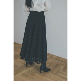 クラネ(CLANE)の【CLANE】クラネ　FLARE SKIRT フレアスカート(ロングスカート)