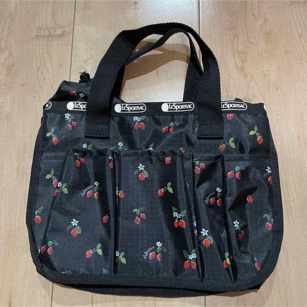 LeSportsac(レスポートサック)のレスポートサック　ムック　付録　苺　トート型ボックス　新品未使用☆ レディースのバッグ(その他)の商品写真