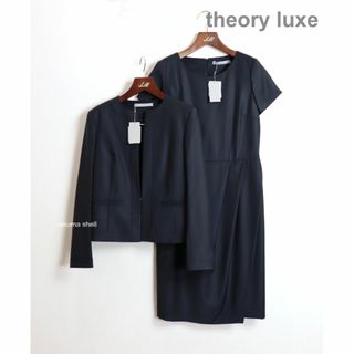 Theory luxe - theory luxe EXECUTIVE ワンピース スーツ ブラック 40