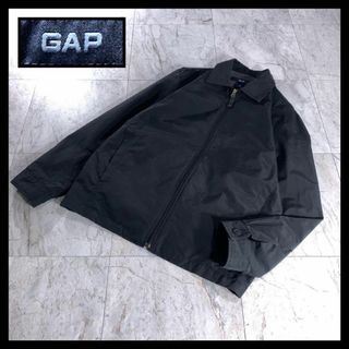 GAP - 00s 古着 old gap ナイロン スイングトップ ドリズラージャケット 黒