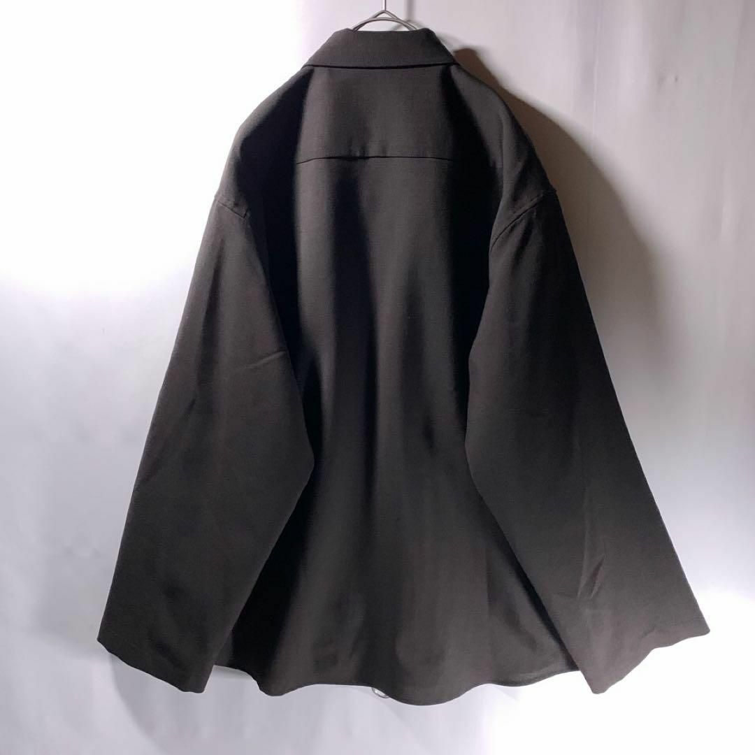 marka(マーカ)のmarka 19SS モヘヤ混 リングジップシャツ ブルゾン 長袖 茶色 メンズのジャケット/アウター(ブルゾン)の商品写真