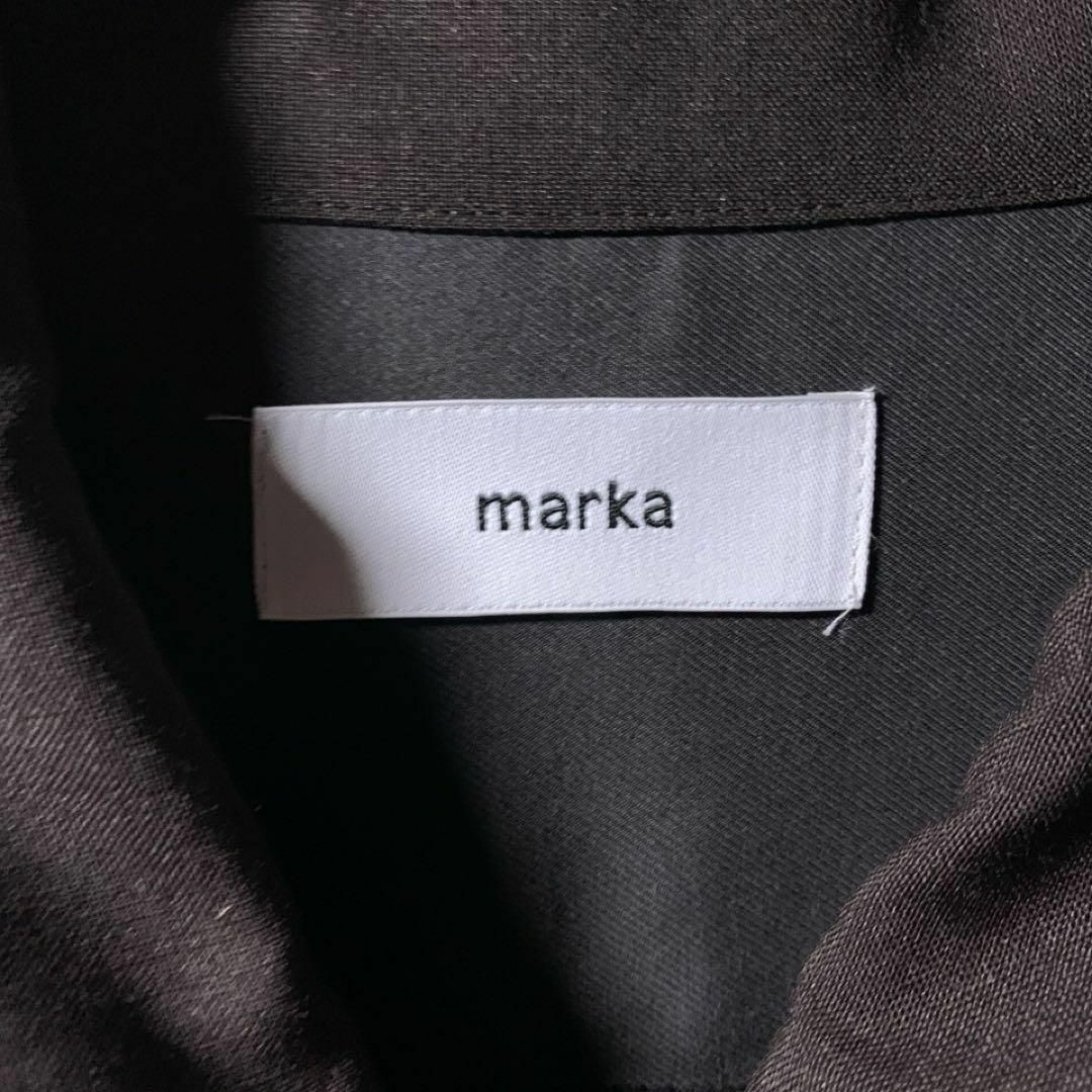 marka(マーカ)のmarka 19SS モヘヤ混 リングジップシャツ ブルゾン 長袖 茶色 メンズのジャケット/アウター(ブルゾン)の商品写真