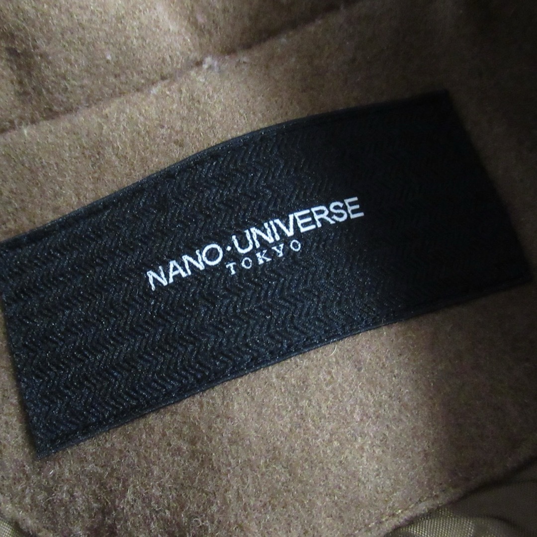 nano・universe(ナノユニバース)のNANO UNIVERSE ウール チェスター コート アウター ジャケット M メンズのジャケット/アウター(チェスターコート)の商品写真