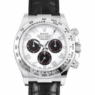 ロレックス(ROLEX)のロレックス ROLEX デイトナ コスモグラフ 116519 ホワイト/ブラック/アラビア文字盤 中古 腕時計 メンズ(腕時計(アナログ))