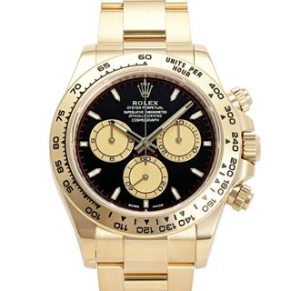 ロレックス(ROLEX)のロレックス ROLEX デイトナ コスモグラフ 126508 ブラック/シャンパン文字盤 中古 腕時計 メンズ(腕時計(アナログ))