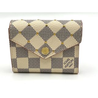 ルイヴィトン(LOUIS VUITTON)のLOUIS VUITTON ルイヴィトン ダミエ アズール ポルトフォイユ・ゾエ ３つ折り 財布 ローズバレリーヌ N60251新品同様(財布)