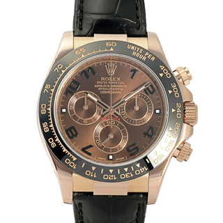 ロレックス(ROLEX)のロレックス ROLEX デイトナ コスモグラフ 116515LN チョコレート/アラビア文字盤 中古 腕時計 メンズ(腕時計(アナログ))