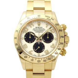 ロレックス(ROLEX)のロレックス ROLEX デイトナ コスモグラフ 116528 ホワイト/ブラック/アラビア文字盤 中古 腕時計 メンズ(腕時計(アナログ))