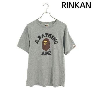 アベイシングエイプ(A BATHING APE)のアベイシングエイプ フロントロゴTシャツ メンズ L(Tシャツ/カットソー(半袖/袖なし))