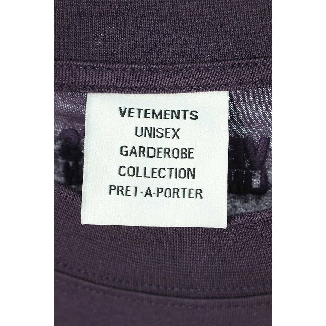 VETEMENTS(ヴェトモン)のヴェトモン  22AW  UA53TR160P ロゴプリントオーバーサイズTシャツ メンズ S メンズのトップス(Tシャツ/カットソー(半袖/袖なし))の商品写真