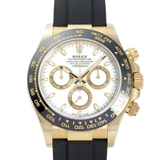 ロレックス(ROLEX)のロレックス ROLEX デイトナ コスモグラフ 116518LN ホワイト文字盤 中古 腕時計 メンズ(腕時計(アナログ))