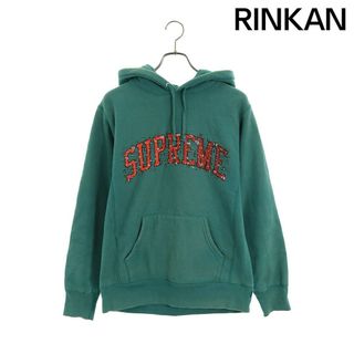 シュプリーム(Supreme)のシュプリーム  18AW  Water Arc Hooded sweatshirt ウォーターアーチロゴプルオーバーパーカー メンズ M(パーカー)