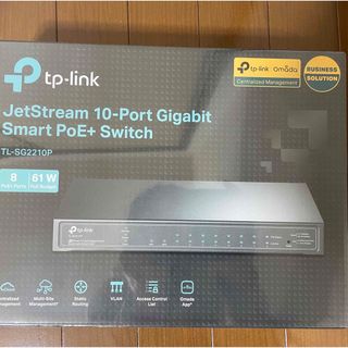 ティーピーリンク(TP-Link)のTP-LINK TL-SG2210P UN JetStream 8-Port G(PC周辺機器)