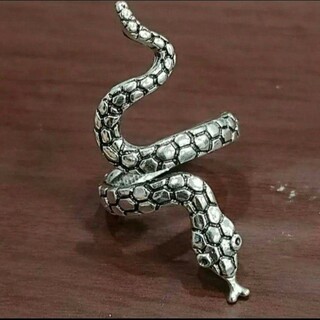 2189 蛇 リング 指輪 シルバー スネーク メンズ レディース 爬虫類蛇(リング(指輪))
