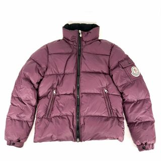 モンクレール(MONCLER)の【在庫一掃】MONCLER モンクレール ダウンジャケット アウター 2サイズ  パープル 紫
 シルバー金具 ナイロン    メンズ 冬【中古品】(ダウンジャケット)