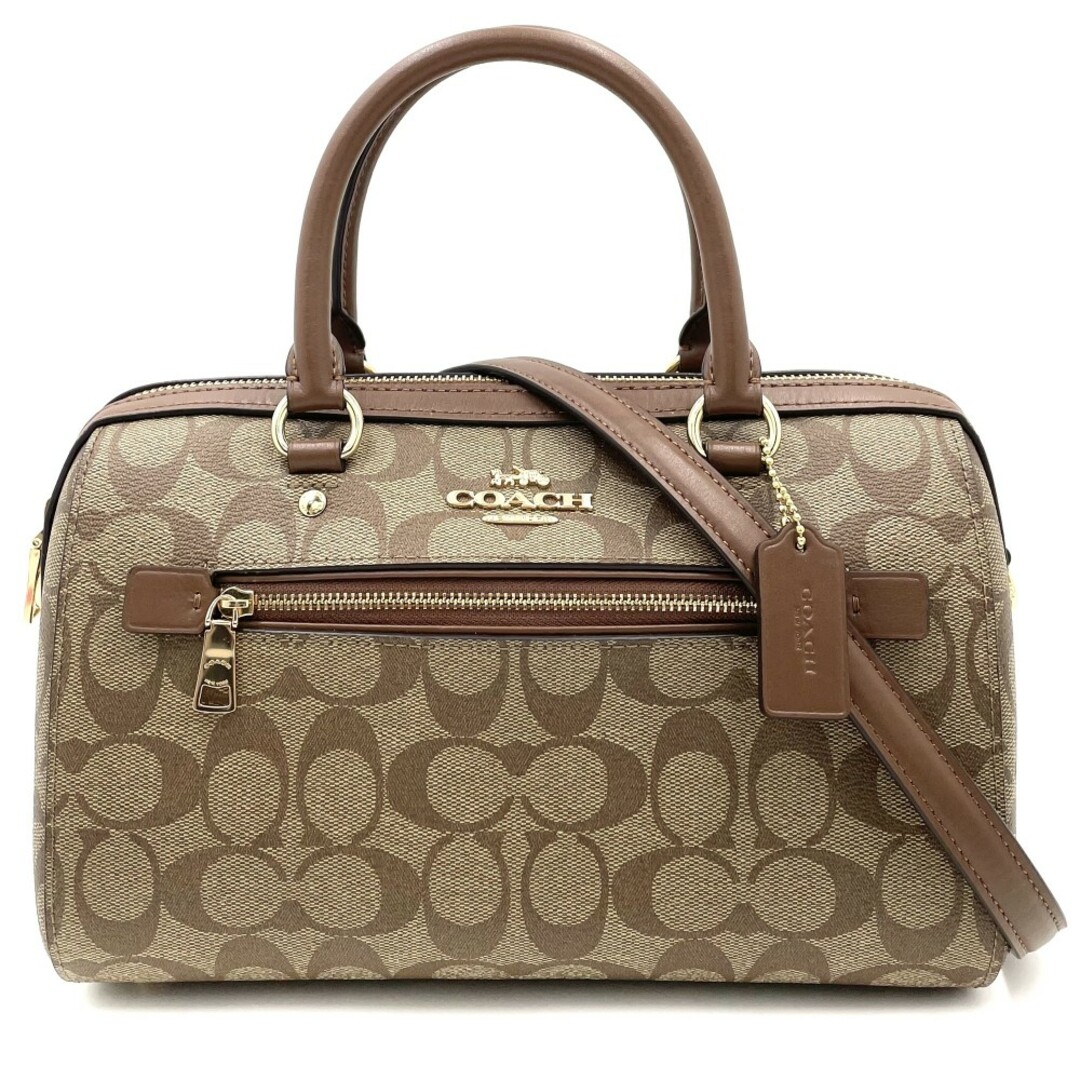 coach】美品 シグネチャー ハンドバッグ ロゴ 2WAY ショルダーバッグ coach】美品 シグネチャー ハンドバッグ ロゴ 2WAY ショルダーバッグ