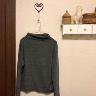 ユニクロ(UNIQLO)のユニクロフリース　ハイネック(カットソー(長袖/七分))