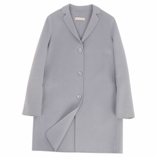 マックスマーラ(Max Mara)の美品 エスマックスマーラ S Max Mara コート cucito a mano クチートアマーノ チェスターコート 無地 ウール アウター レディース JI38 USA4 FB36(S相当) ブルーグリーン(その他)