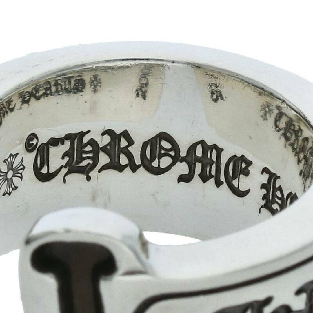 Chrome Hearts(クロムハーツ)のクロムハーツ  LG SCROLL LABEL/ラージスクロールラベル シルバーリング メンズ 11号 メンズのアクセサリー(リング(指輪))の商品写真