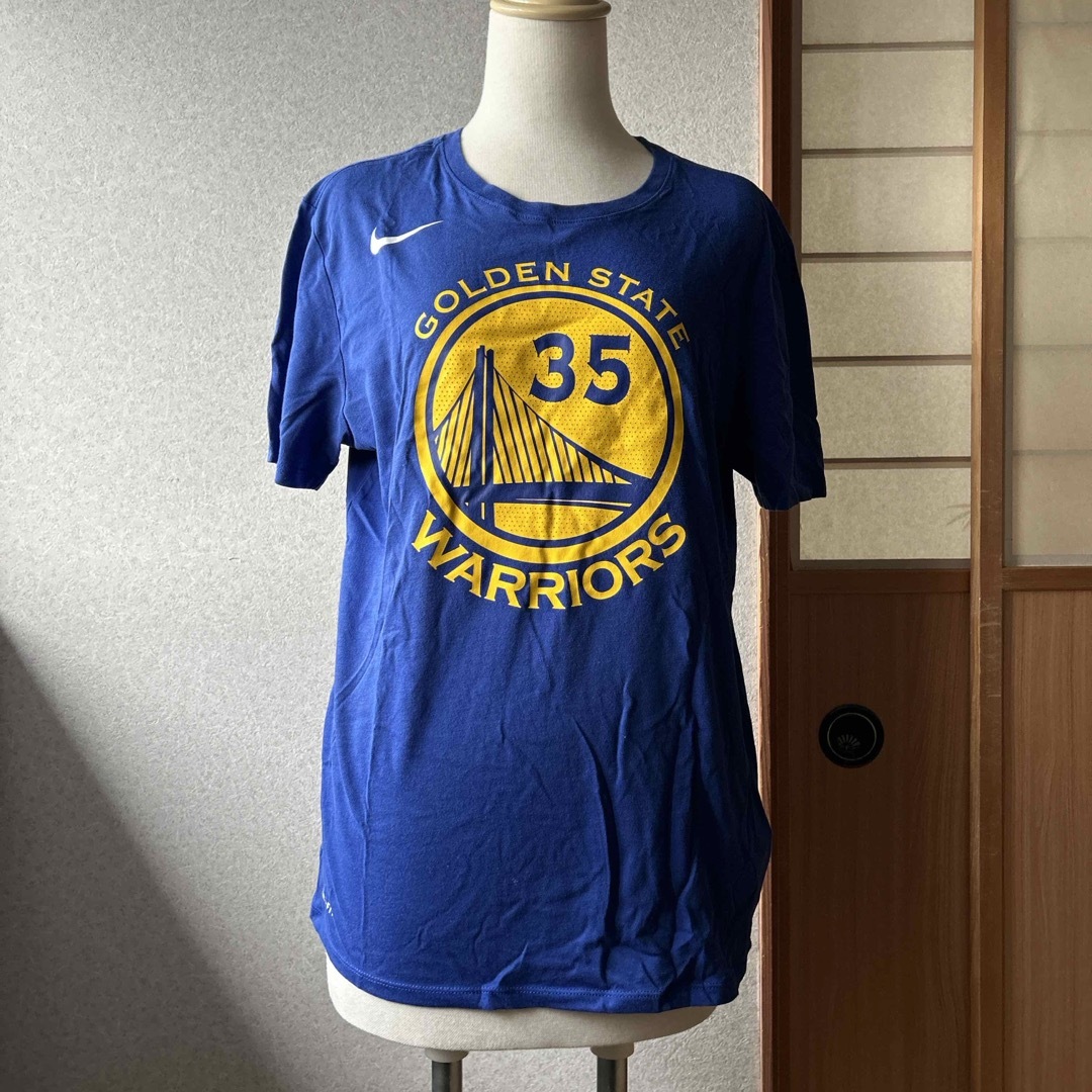 NIKE(ナイキ)のKDウォリアーズTシャツ スポーツ/アウトドアのスポーツ/アウトドア その他(バスケットボール)の商品写真