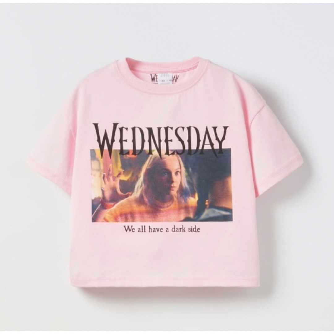 ZARA(ザラ)のZARA WEDNESDAY ウエンズデー　Tシャツ キッズ/ベビー/マタニティのキッズ服女の子用(90cm~)(Tシャツ/カットソー)の商品写真