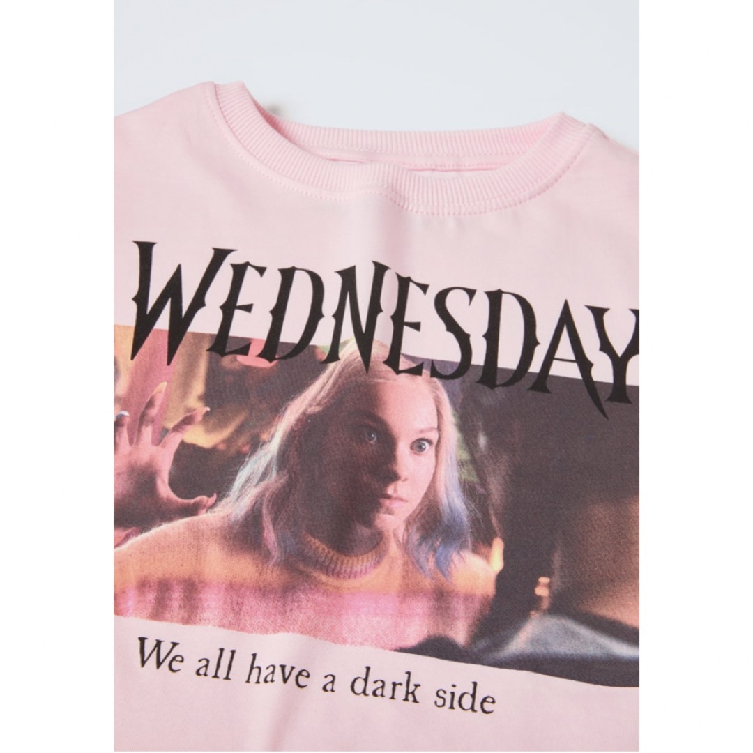 ZARA(ザラ)のZARA WEDNESDAY ウエンズデー　Tシャツ キッズ/ベビー/マタニティのキッズ服女の子用(90cm~)(Tシャツ/カットソー)の商品写真