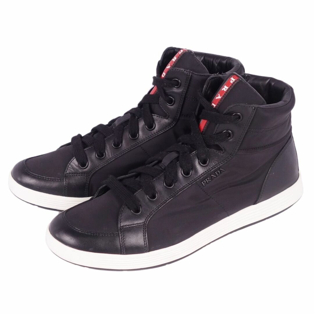 PRADA - プラダ PRADA スニーカー ハイカット サイドジップ PRADA - プラダ PRADA スニーカー ハイカット サイドジップ