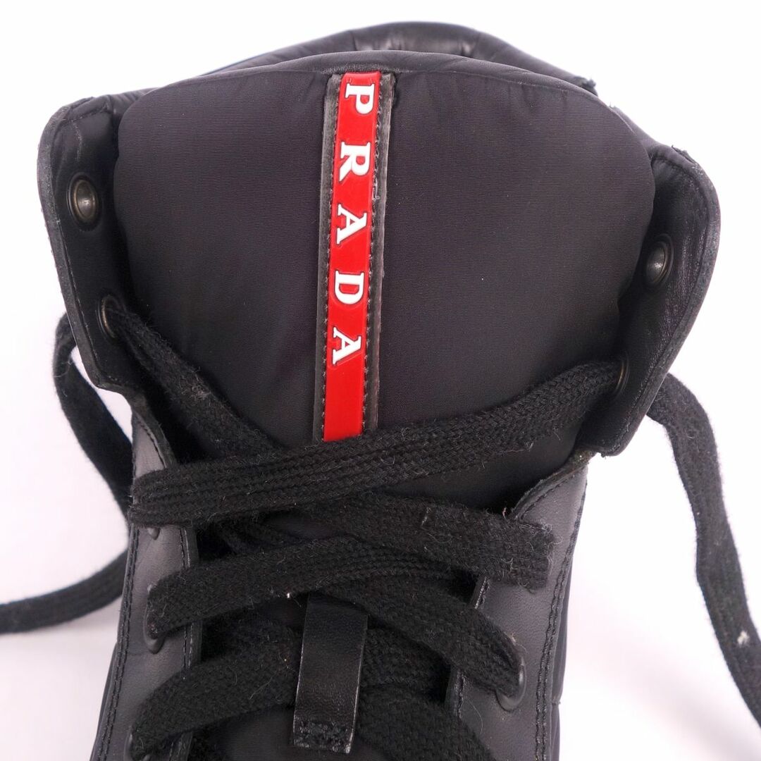 PRADA - プラダ PRADA スニーカー ハイカット サイドジップ PRADA - プラダ PRADA スニーカー ハイカット サイドジップ