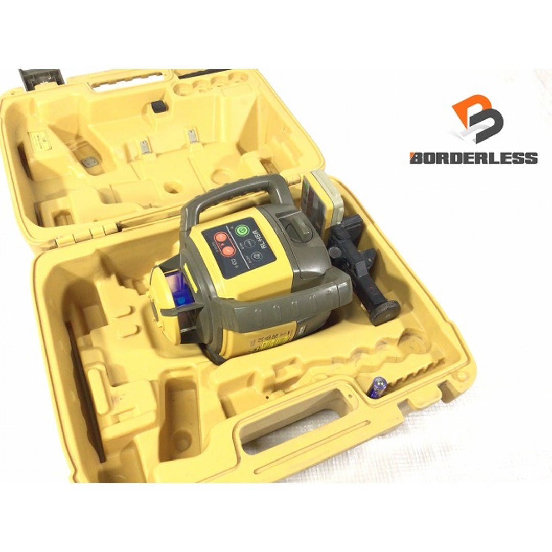 ☆中古品☆TOPCON トプコン ローテーティングレーザー RL-H5A 受光器(LS-80L) ケース付 回転レーザーレベル ローティングレーザー 87191 自動車/バイクのバイク(工具)の商品写真