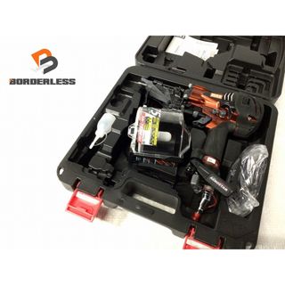 ☆未使用品☆ MAX マックス 高圧 75mm釘打機スーパーネイラ コイルネイラ HN-75N4(D)-R エアロスター マイスターレッド エアーツール 87269(工具)