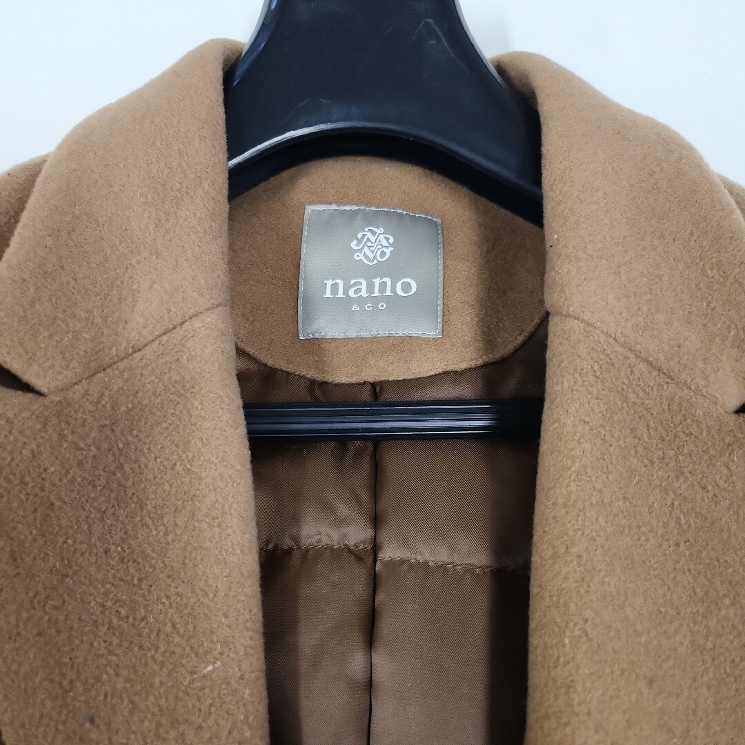 nano・universe(ナノユニバース)の美品【ナノ・ユニバース】コート メンズのジャケット/アウター(チェスターコート)の商品写真
